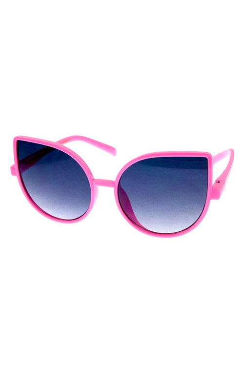 Kids Round Cat Eye Sunglasses - Pink Krush