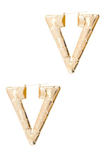 Large Triangle Earrings