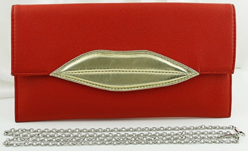 Lovely Lips Clutch - Pink Krush