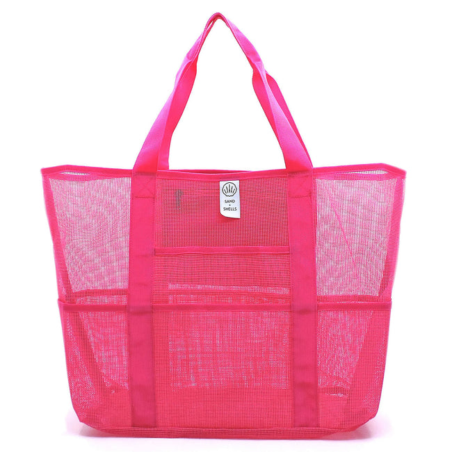 Mesh Beach Bag - Pink Krush