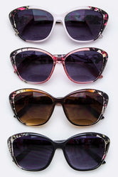 Abstract Pattern Sunglasses - Final Sale