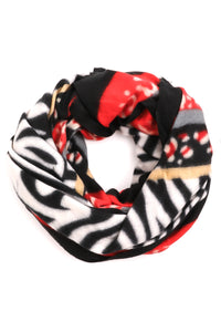 Animal Mixed Print Scarf