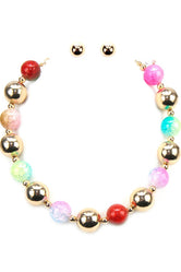 Rainbow Bright Necklace Set