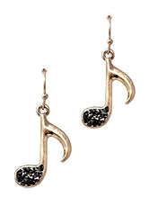 Musical Note Earrings