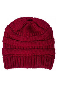 Ponytail Beanie - Pink Krush