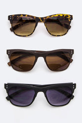 Textured Frame Sunglasses