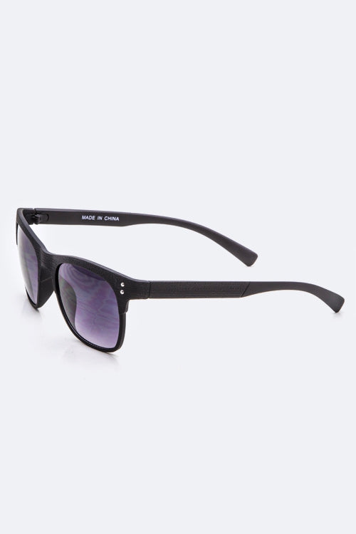 Textured Frame Sunglasses - Pink Krush