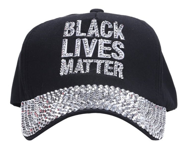 Black Lives Matter Rhinestone Cap