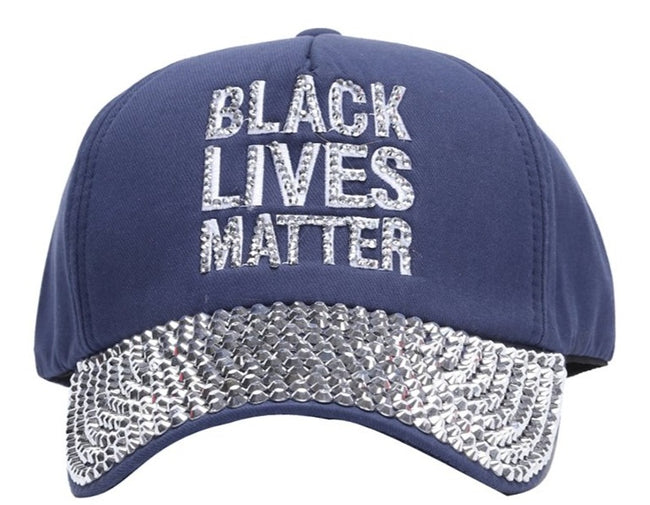 Black Lives Matter Rhinestone Cap
