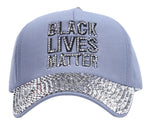 Black Lives Matter Rhinestone Cap