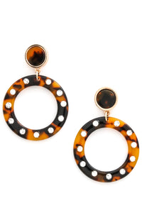 Ring Drop Earrings