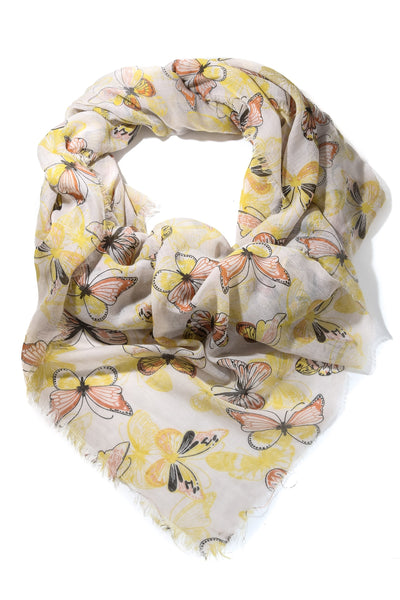 Butterfly Print Scarf