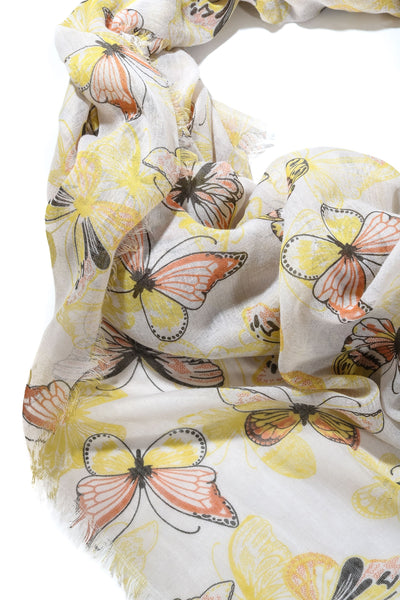 Butterfly Print Scarf