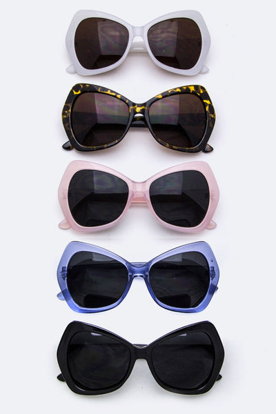 Dark Butterfly Sunglasses - Pink Krush