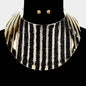 Goddess Bib Neclace Set - Pink Krush