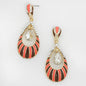 Multi Color Droplet Earrings - Pink Krush