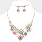 Squares Necklace Set