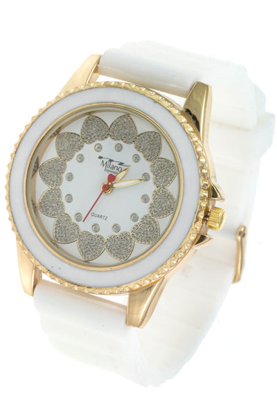 Heart Bling Watch - Pink Krush