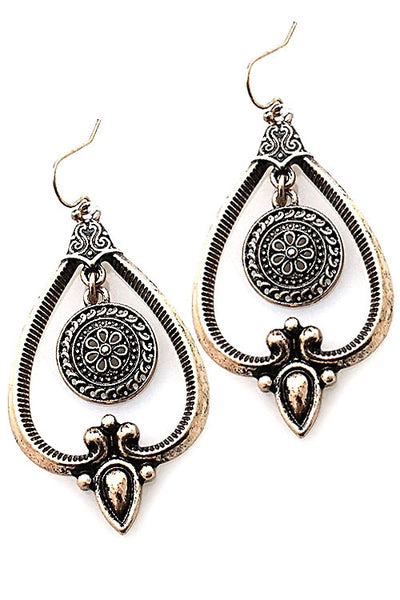 Metal Bohemian Earrings - Pink Krush