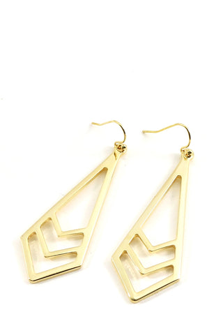 Point Dangle Earrings - Pink Krush