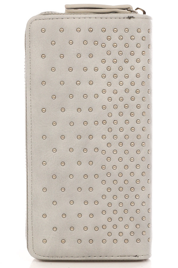 Studded Wallet - Pink Krush