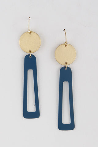 Rectangle Dangle Earrings