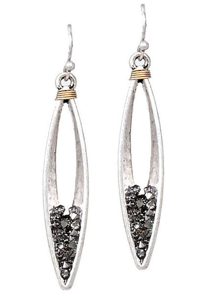 Stone Drop Earrings - Pink Krush