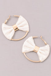 Glossy Bow Earrings