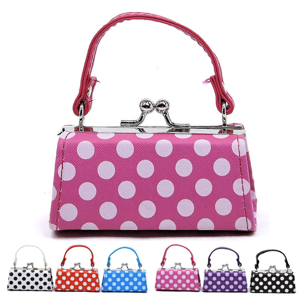 Polka Dot Coin Purse - Pink Krush