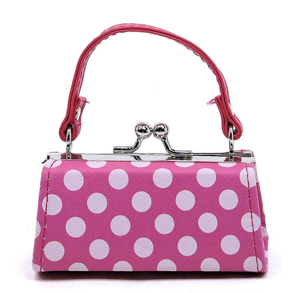 Polka Dot Coin Purse - Pink Krush