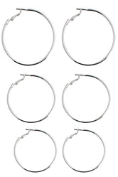 Set of Hoop Earrings