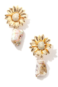 Flower Drop Earrings